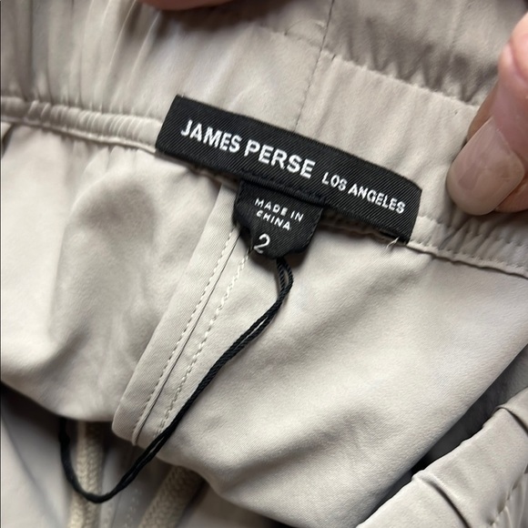 James Perse Taupe Nylon Wide Leg Pull On Pant size 2/M - Picture 7 of 10